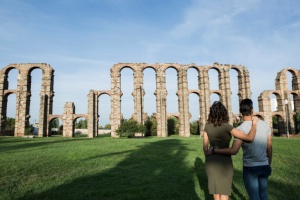 Los Milagros Roman Aqueduct